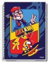CADERNO 1 MATERIA CAPA DURA 80FL GELEIA E ROBIN CREDEAL - REF. 282717 - PACOTE COM 3 UNIDADES