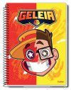 CADERNO 1 MATERIA CAPA DURA 80FL GELEIA E ROBIN CREDEAL - REF. 282717 - PACOTE COM 3 UNIDADES