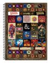 CADERNO 16 MATERIAS CAPA DURA 256FL DUNGEONS E DRAGONS CREDEAL - REF. 278789 - PACOTE COM 2 UNIDADES