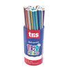 LAPIS PRETO N.2 TRIANGULAR TRIO METALICO TRIS - REF. 901064 - POTE COM 48 UNIDADES