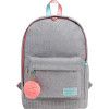 MOCHILA DE COSTAS ACADEMIE DOTS CINZA TILIBRA - REF. 34779 - 1 UNIDADE