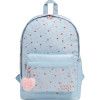MOCHILA DE COSTAS ACADEMIE CORACAO AZUL METALIZADO TILIBRA - REF. 34780 - 1 UNIDADE