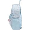 MOCHILA DE COSTAS ACADEMIE CORACAO AZUL METALIZADO TILIBRA - REF. 34780 - 1 UNIDADE