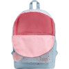 MOCHILA DE COSTAS ACADEMIE CORACAO AZUL METALIZADO TILIBRA - REF. 34780 - 1 UNIDADE