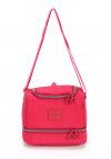 LANCHEIRA COM ALCA CRINKLE PINK LUXCEL - REF. LA47153UP-PK - 1 UNIDADE