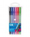CANETA CIS GELYX 0.5 MM ESTOJO COM 6 UNIDADES BASICAS - REF. 5.7115 - 1 UNIDADE