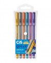 CANETA CIS GELYX 1.0 MM ESTOJO COM 6 METALICAS - REF. 5.7118 - 1 UNIDADE
