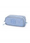 ESTOJO TRIPLO CRINKLE AZUL LUXCEL - REF. ET47160UP-AZ - 1 UNIDADE