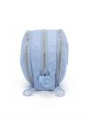 ESTOJO TRIPLO CRINKLE AZUL LUXCEL - REF. ET47160UP-AZ - 1 UNIDADE