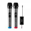 MICROFONE SEM FIO COM RECEPTOR PROFISSONAL COM 2 PECAS UHF - REF. SP801 - 1 UNIDADE