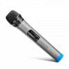 MICROFONE SEM FIO COM RECEPTOR PROFISSONAL COM 2 PECAS UHF - REF. SP801 - 1 UNIDADE
