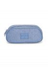 ESTOJO DUPLO CRINKLE AZUL LUXCEL - REF. ET47159UP-AZ - 1 UNIDADE