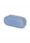 ESTOJO DUPLO CRINKLE AZUL LUXCEL - REF. ET47159UP-AZ - 1 UNIDADE
