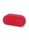 ESTOJO DUPLO CRINKLE PINK LUXCEL - REF. ET47159UP-PK - 1 UNIDADE