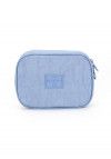 ESTOJO BOX CRINKLE AZUL LUXCEL - REF. ET47161UP-AZ - 1 UNIDADE