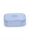 ESTOJO BOX CRINKLE AZUL LUXCEL - REF. ET47161UP-AZ - 1 UNIDADE