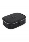 ESTOJO BOX CRINKLE PRETO LUXCEL - REF. ET47161UP-PTO - 1 UNIDADE