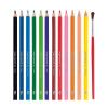 LAPIS 12 CORES AQUARELA + PINCEL TRIS - REF. 614984 - PACOTE COM 6 UNIDADES