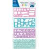 REGUA STENCIL FUN COM 4 MODELOS TILIBRA - REF. 34872 - 1 BLISTER