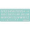 REGUA STENCIL FUN COM 4 MODELOS TILIBRA - REF. 34872 - 1 BLISTER