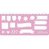 REGUA STENCIL FUN COM 4 MODELOS TILIBRA - REF. 34872 - 1 BLISTER