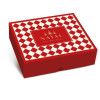 CAIXA DE PRESENTE RETANGULAR TAMPA/FUNDO LINES M 25X20X5CM  - REF. 13006019 - PACOTE COM 10 UNIDADES
