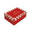 CAIXA PRESENTE RETANGULAR COM TAMPA M LINES 35X25X11CM CROMUS - REF. 13005997 - PACOTE COM 10 UNIDADES