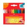 GIZAO DE CERA 12 CORES FABER-CASTELL - REF. 141112 - PACOTE COM 6 UNIDADES