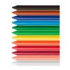 GIZAO DE CERA 12 CORES FABER-CASTELL - REF. 141112 - PACOTE COM 6 UNIDADES