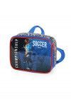 LANCHEIRA DE COSTAS SOCCER AZUL LUXCEL - REF. LA39063FT-AZ - 1 UNIDADE