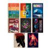 CADERNO ESPIRAL CAPA DURA 1/4 96FL HARRY POTTER JANDAIA - REF. 63598-24 - PACOTE COM 5 UNIDADES