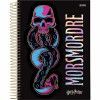 CADERNO ESPIRAL CAPA DURA 1/4 96FL HARRY POTTER JANDAIA - REF. 63598-24 - PACOTE COM 5 UNIDADES