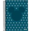 CADERNO 1 MATERIA CAPA DURA 80FL MICKEY ARTS OFFICE JANDAIA - REF. 71357-24 - PACOTE COM 4 UNIDADES