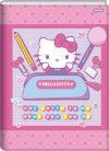 CADERNO BROCHURAO CAPA DURA 80FL HELLO KITTY JANDAIA - REF. 72981-24 - PACOTE COM 5 UNIDADES