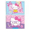 CADERNO CARTOGRAFIA CAPA DURA 80FL HELLO KITTY JANDAIA - REF. 72983-24 - PACOTE COM 4 UNIDADES
