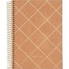 CADERNETA 80FL ESPIRAL CAPA DURA KRAFT GOLD JANDAIA - REF. 74787-77 - PACOTE COM 5 UNIDADES