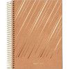 CADERNETA 80FL ESPIRAL CAPA DURA KRAFT GOLD JANDAIA - REF. 74787-77 - PACOTE COM 5 UNIDADES