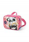 LANCHEIRA DE COSTAS PANDA ROSA LUXCEL - REF. LA39363UP0300U - 1 UNIDADE