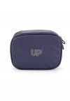 ESTOJO BOX CRINKLE METALIZADO AZUL LUXCEL - REF. ET47248UP-AZ - 1 UNIDADE