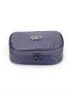 ESTOJO BOX CRINKLE METALIZADO AZUL LUXCEL - REF. ET47248UP-AZ - 1 UNIDADE