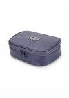 ESTOJO BOX CRINKLE METALIZADO AZUL LUXCEL - REF. ET47248UP-AZ - 1 UNIDADE