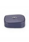 ESTOJO BOX CRINKLE METALIZADO AZUL LUXCEL - REF. ET47248UP-AZ - 1 UNIDADE