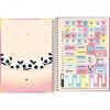 CADERNO 20 MATERIAS CAPA DURA LOVELY FRIEND TILIBRA - REF. 35098 - PACOTE COM 2 UNIDADES