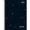 CADERNO ESPIRAL CAPA DURA 1/4 160FL LUNIX TILIBRA - REF. 34638 - PACOTE COM 4 UNIDADES