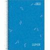 CADERNO ESPIRAL CAPA DURA 1/4 160FL LUNIX TILIBRA - REF. 34638 - PACOTE COM 4 UNIDADES