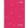 CADERNO ESPIRAL CAPA DURA 1/4 160FL LUNIX TILIBRA - REF. 34638 - PACOTE COM 4 UNIDADES