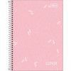 CADERNO ESPIRAL CAPA DURA 1/4 160FL LUNIX TILIBRA - REF. 34638 - PACOTE COM 4 UNIDADES