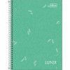 CADERNO ESPIRAL CAPA DURA 1/4 80FL LUNIX TILIBRA - REF. 22981 - PACOTE COM 4 UNIDADES
