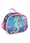 LANCHEIRA DE COSTAS CAVALO MARINHO AZUL LUXCEL - REF. LA39393UP0200U - 1 UNIDADE