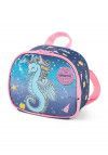 LANCHEIRA DE COSTAS CAVALO MARINHO AZUL LUXCEL - REF. LA39393UP0200U - 1 UNIDADE